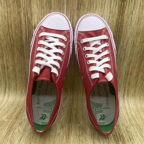 P.F. Flyers Red and White Athletic Shoes - Picture 6 of 9